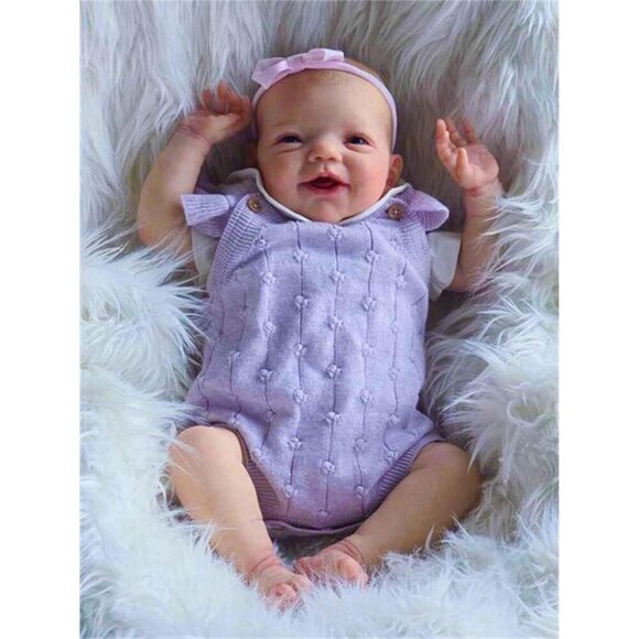 🆕18 Inch Girl Silicone Full Body Realistict  Newborn  Rebron  Baby Doll - Picture 5 of 6